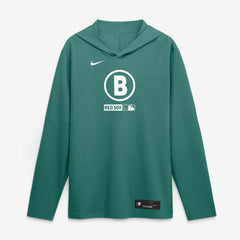 Boston Red Sox Nike City Connect Dri-FIT Long Sleeve Hooded T-Shirt - MLB T-shirts