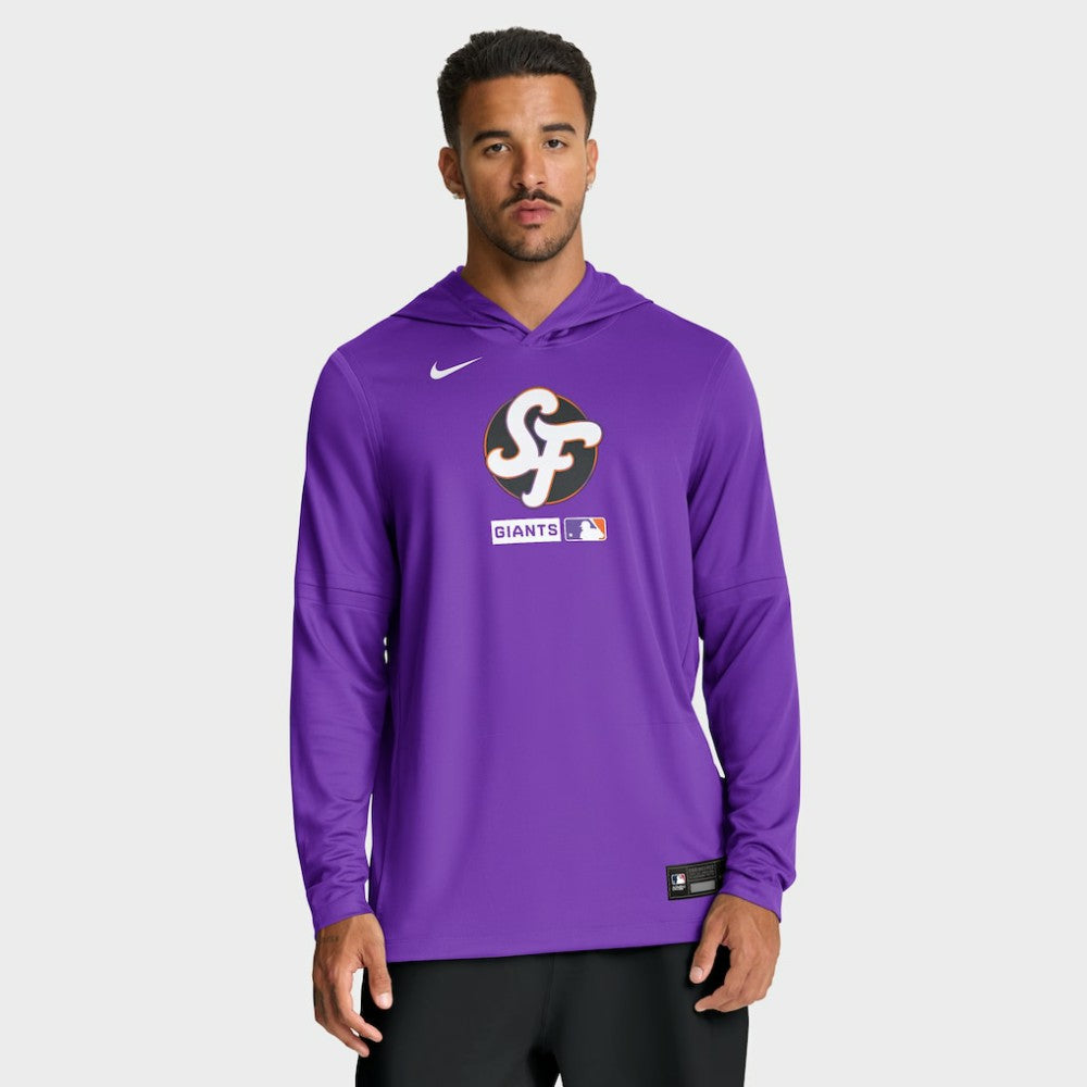 San Francisco Giants Nike City Connect Dri-FIT Long Sleeve Hooded T-Shirt - MLB T-shirts