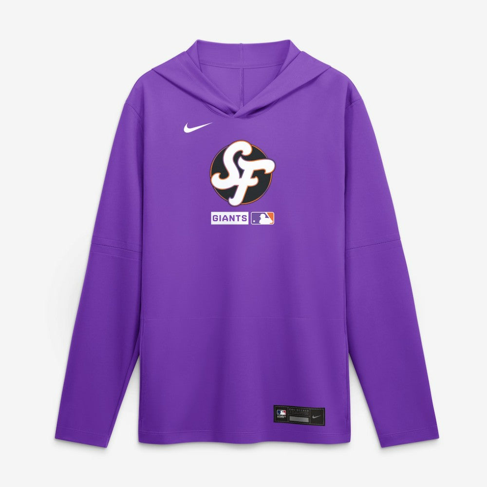 San Francisco Giants Nike City Connect Dri-FIT Long Sleeve Hooded T-Shirt - MLB T-shirts