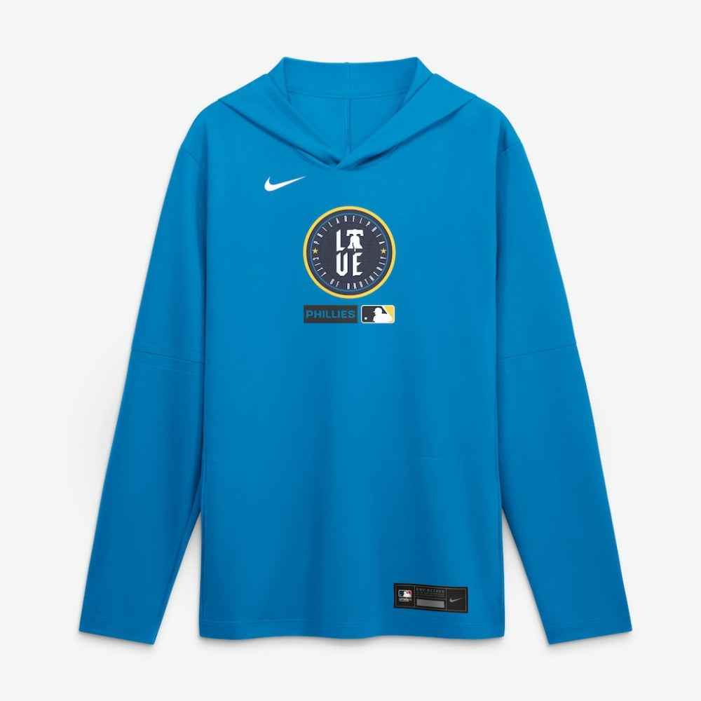 Philadelphia Phillies Nike City Connect Dri-FIT Long Sleeve Hooded T-Shirt - MLB T-shirts