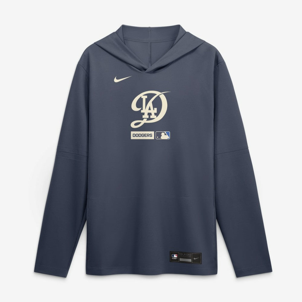 Los Angeles Dodgers Nike City Connect Dri-FIT Long Sleeve Hooded T-Shirt - MLB T-shirts
