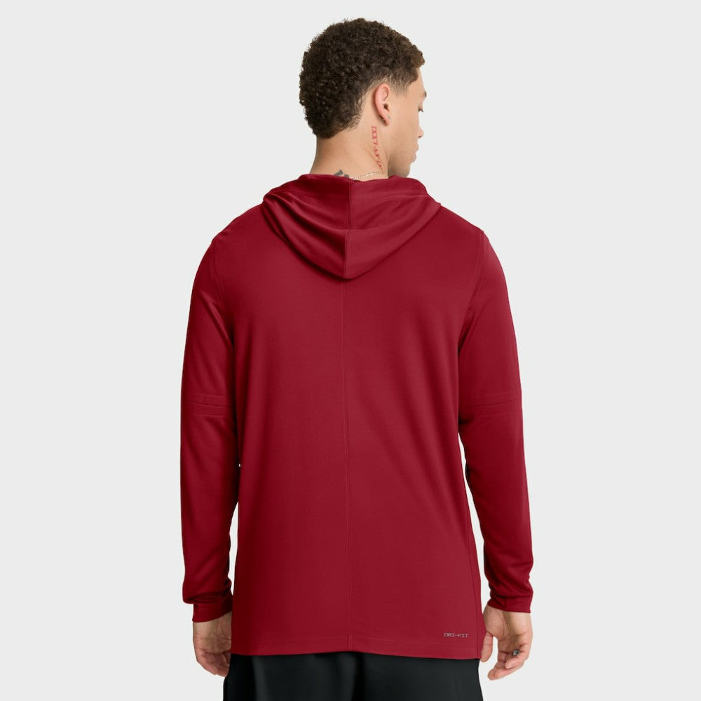Cleveland Guardians Nike City Connect Dri-FIT Long Sleeve Hooded T-Shirt - MLB T-shirts
