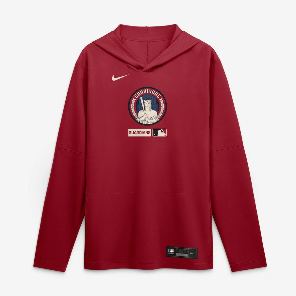 Cleveland Guardians Nike City Connect Dri-FIT Long Sleeve Hooded T-Shirt - MLB T-shirts