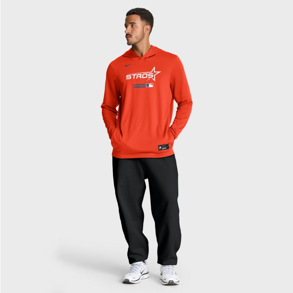 Houston Astros Nike City Connect Dri-FIT Long Sleeve Hooded T-Shirt - MLB T-shirts