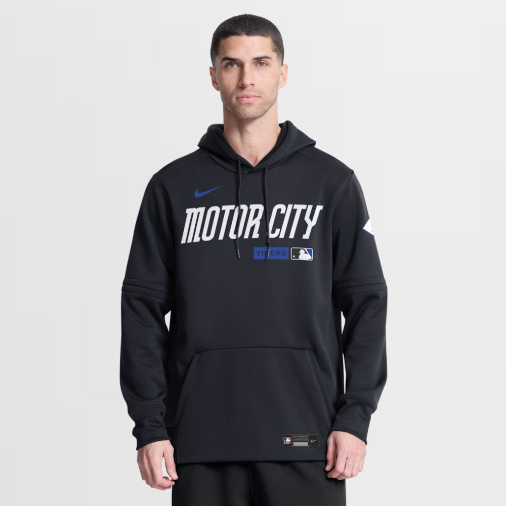 Detroit Tigers Nike Authentic Collection City Connect Therma-FIT Hoodie - MLB Hoodies