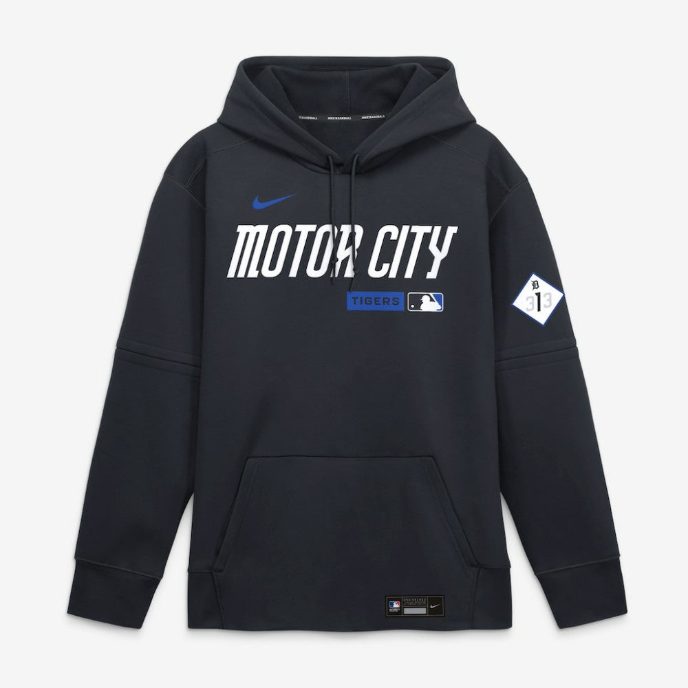 Detroit Tigers Nike Authentic Collection City Connect Therma-FIT Hoodie - MLB Hoodies