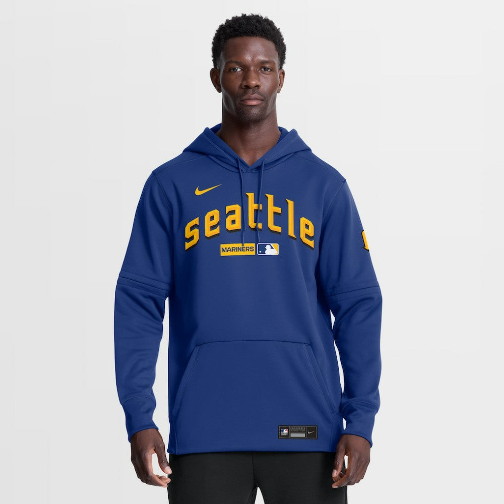 Seattle Mariners Nike Authentic Collection City Connect Therma-FIT Hoodie - MLB Hoodies