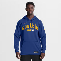 Seattle Mariners Nike Authentic Collection City Connect Therma-FIT Hoodie - MLB Hoodies