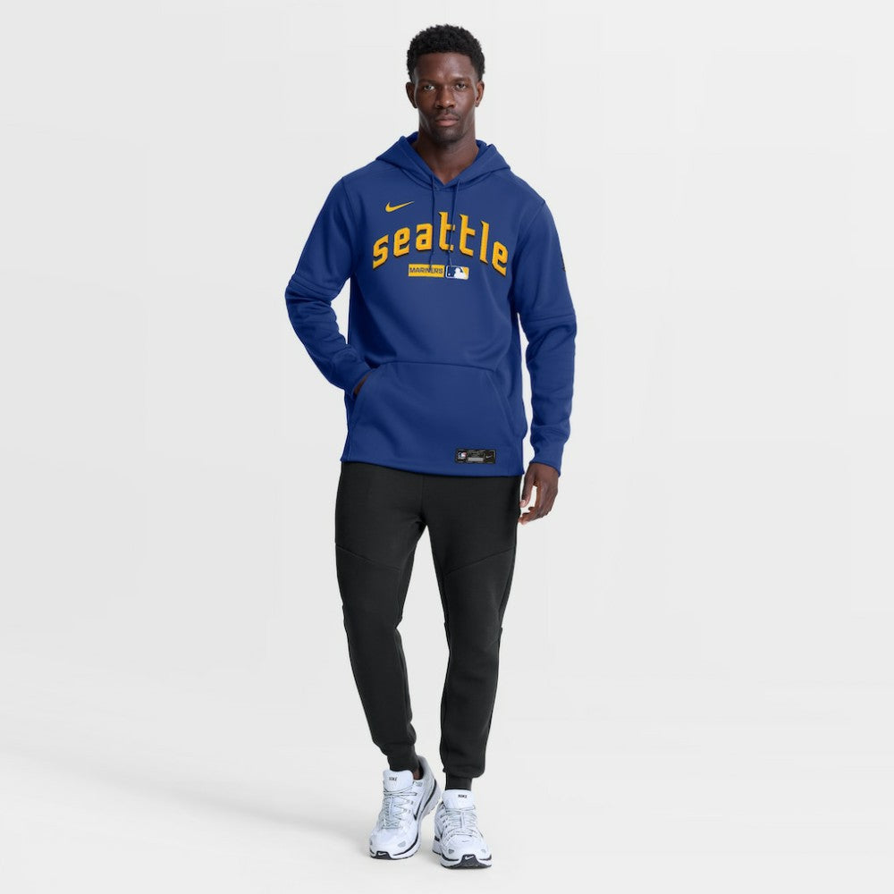 Seattle Mariners Nike Authentic Collection City Connect Therma-FIT Hoodie - MLB Hoodies
