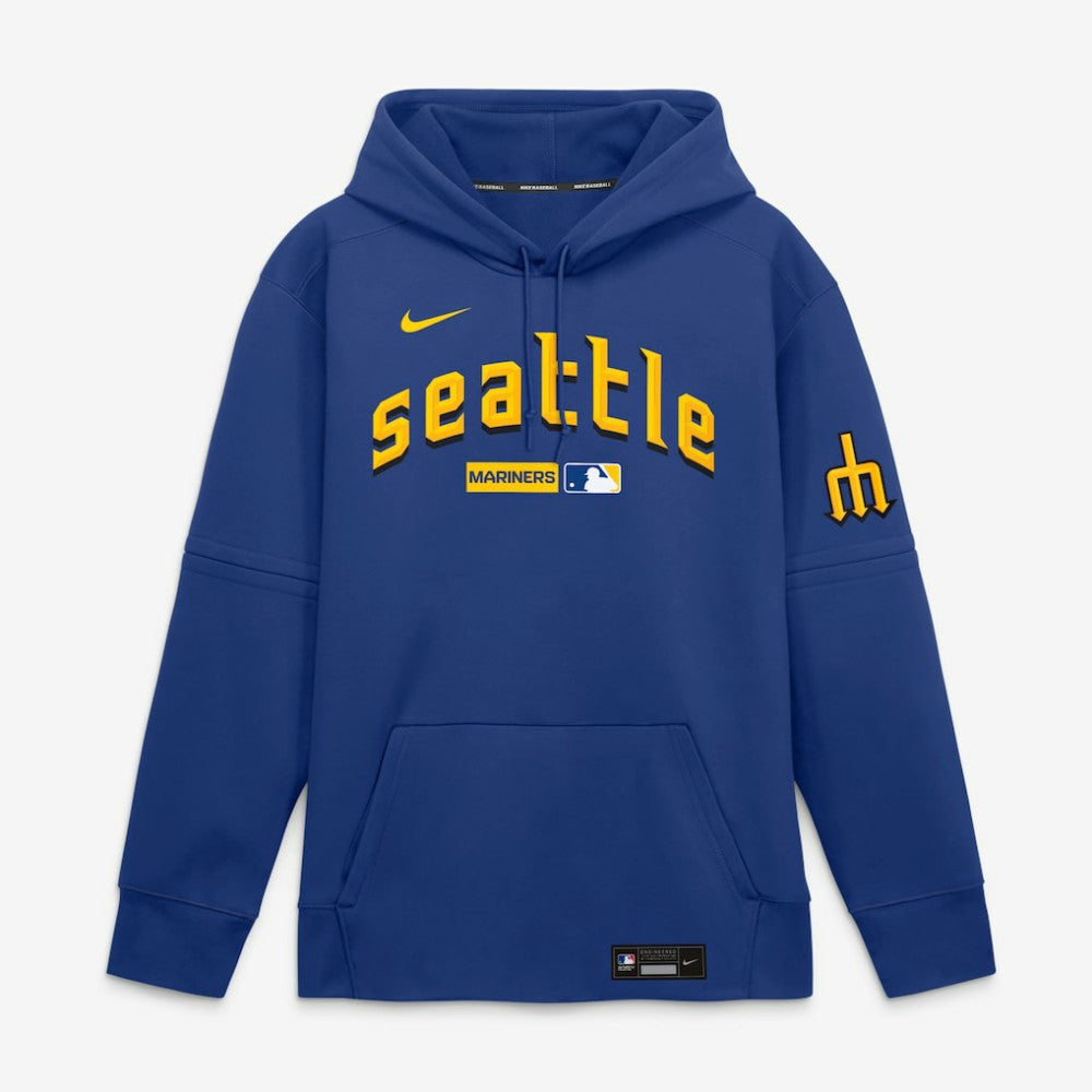 Seattle Mariners Nike Authentic Collection City Connect Therma-FIT Hoodie - MLB Hoodies