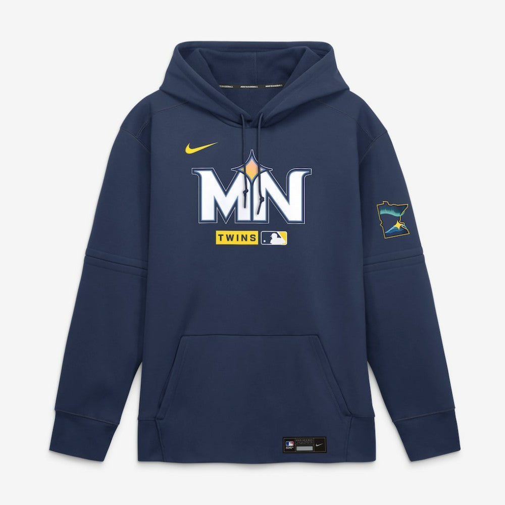 Minnesota Twins Nike Authentic Collection City Connect Therma-FIT Hoodie - MLB Hoodies