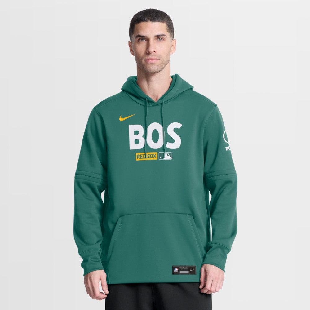 Boston Red Sox Nike Authentic Collection City Connect Therma-FIT Hoodie - MLB Hoodies