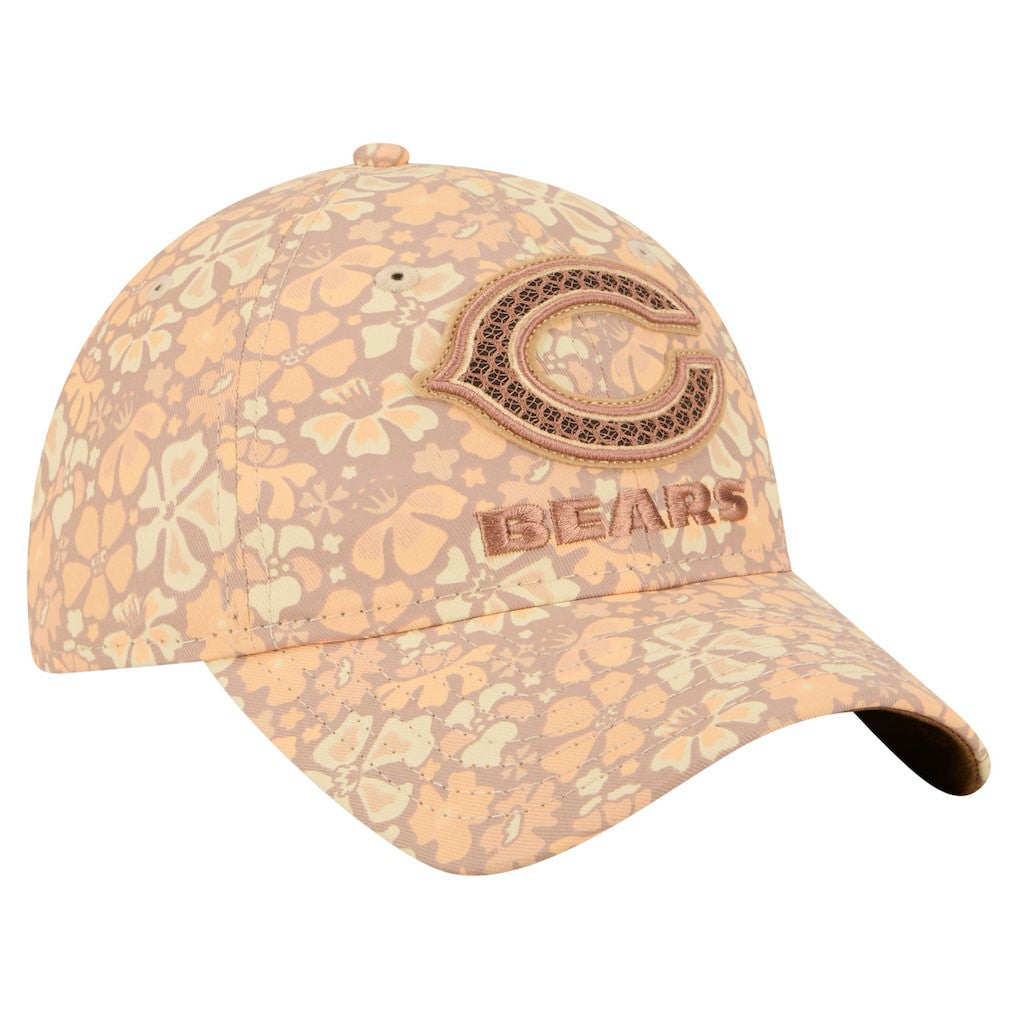 Chicago Bears Women's Floral 9TWENTY Adjustable Hat | NFL New