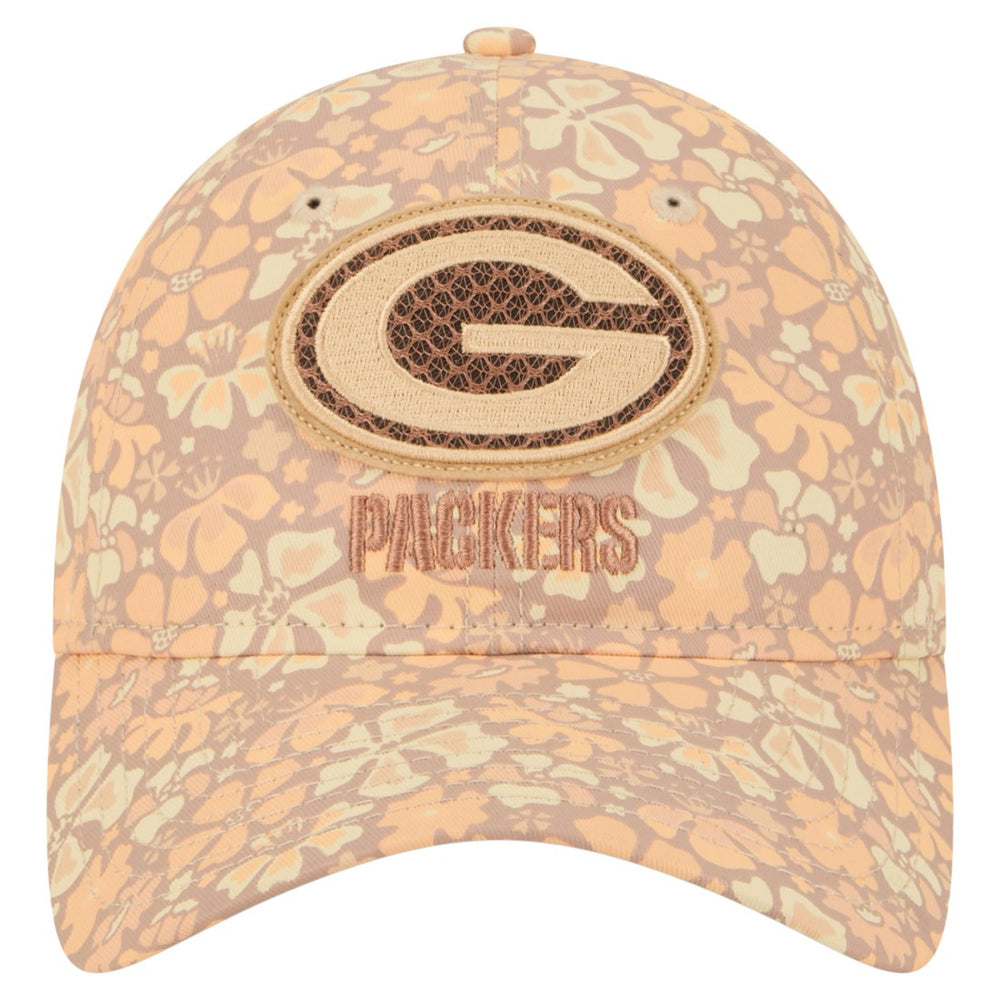 Green Bay Packers Women's Floral 9TWENTY Adjustable Hat | NFL Sale