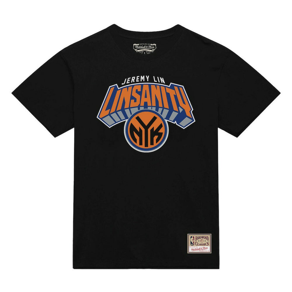 Black Jeremy Lin New York Knicks Linsanity Logo T-Shirt | NBA