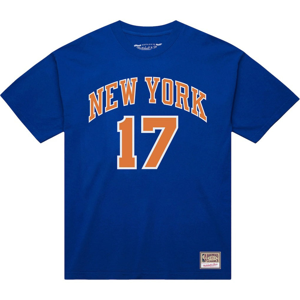 Blue Jeremy Lin New York Knicks Name & Number T-Shirt | NBA