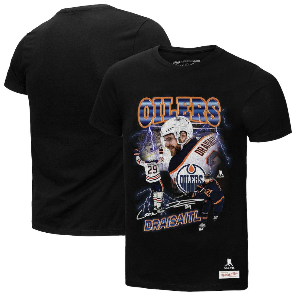 Leon Draisaitl Edmonton Oilers Mitchell & Ness 2.0 Player Graphic T-Shirt -  NHL T-shirts