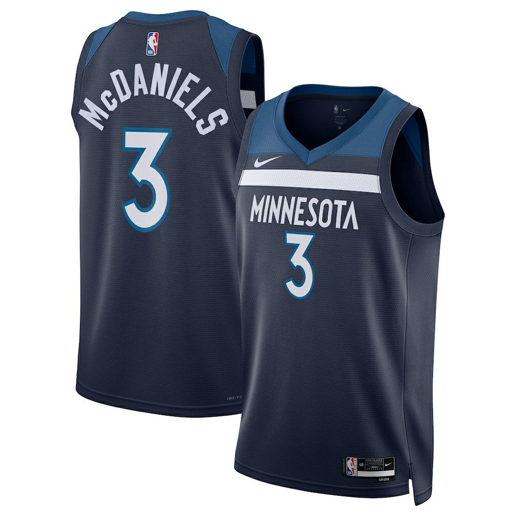 Navy Jaden McDaniels Minnesota Timberwolves Unisex Swingman Jersey | NBA