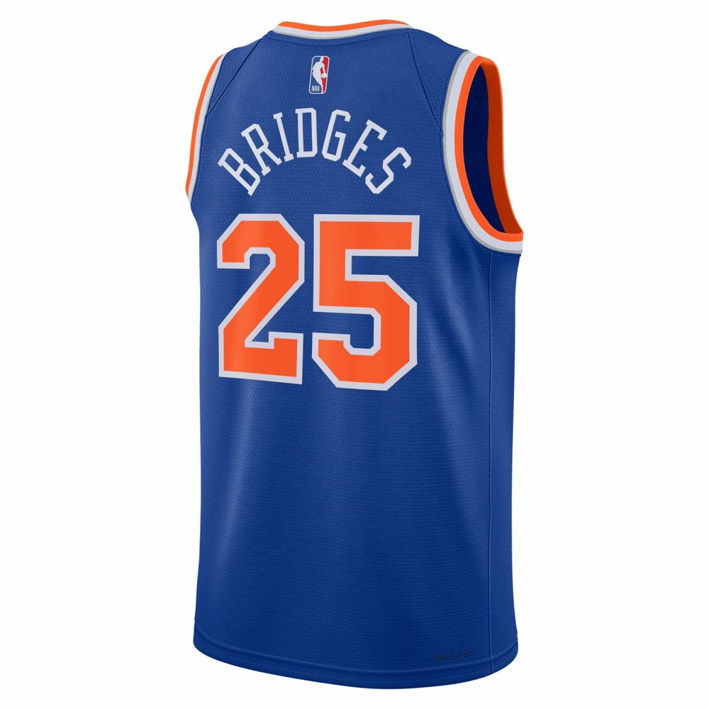 Blue Mikal Bridges New York Knicks Unisex Swingman Jersey | NBA