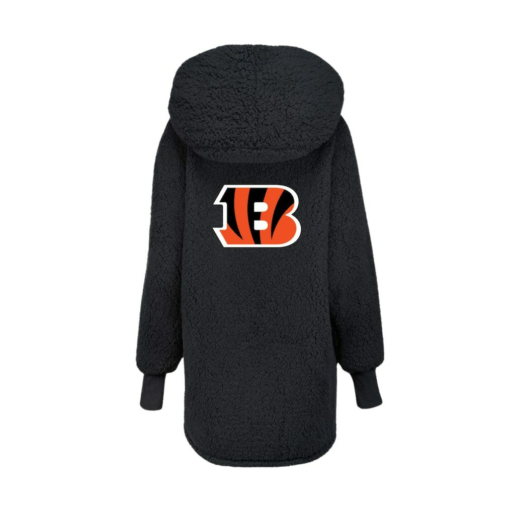 Cincinnati Bengals Jill Martin Women's Oversized Hooded Lounger | NFL Online