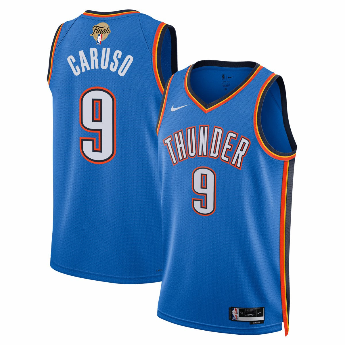 Blue Alex Caruso Oklahoma City Thunder Unisex 2025 NBA Finals Swingman Jersey | NBA