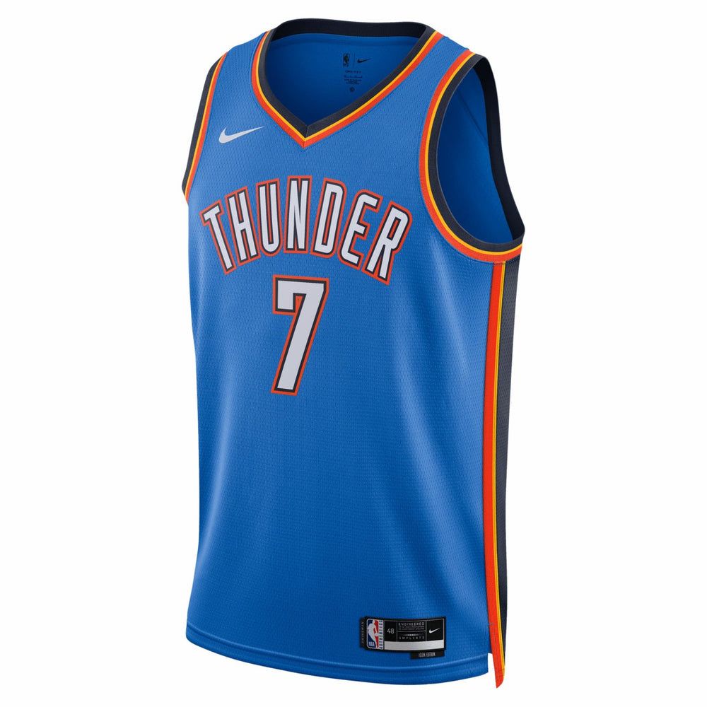 Blue Chet Holmgren Oklahoma City Thunder Unisex 2025 NBA Finals Swingman Jersey | NBA