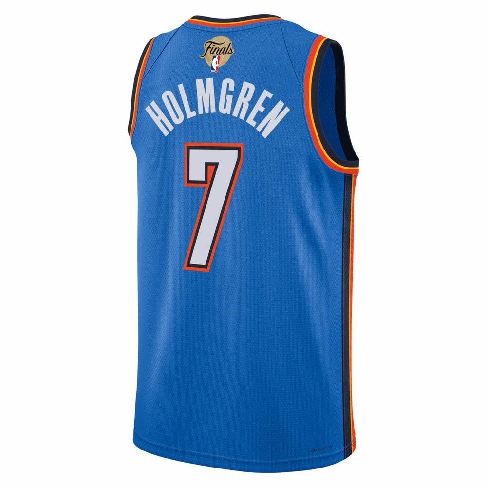 Blue Chet Holmgren Oklahoma City Thunder Unisex 2025 NBA Finals Swingman Jersey | NBA
