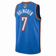 Blue Chet Holmgren Oklahoma City Thunder Unisex 2025 NBA Finals Swingman Jersey | NBA