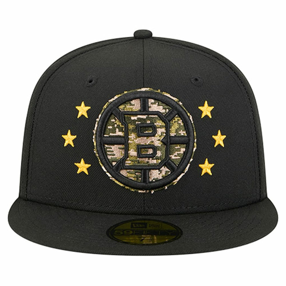 Boston Bruins New Era Military Appreciation Digital Camo Stars 59FIFTY Fitted Hat -  NHL Hats