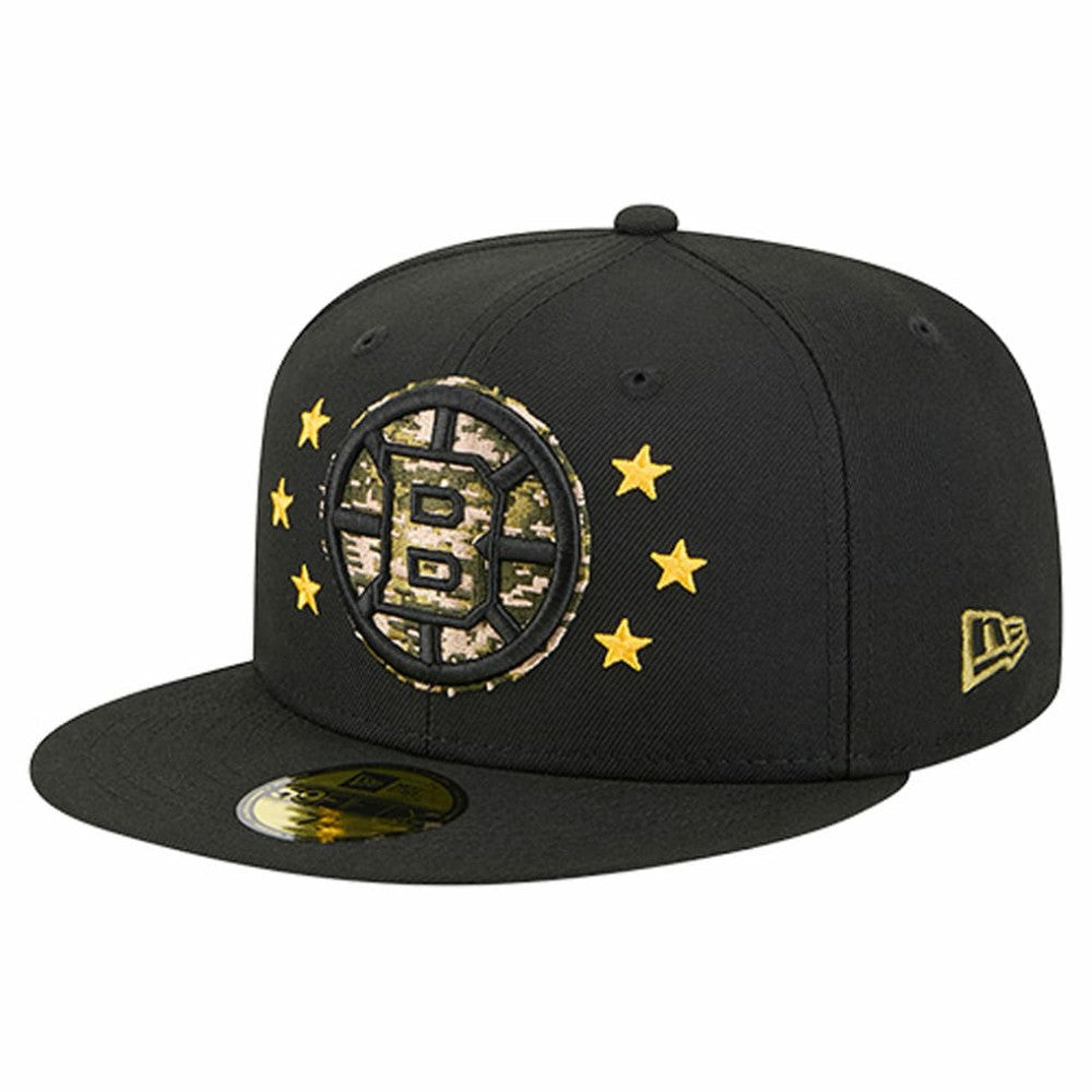 Boston Bruins New Era Military Appreciation Digital Camo Stars 59FIFTY Fitted Hat -  NHL Hats
