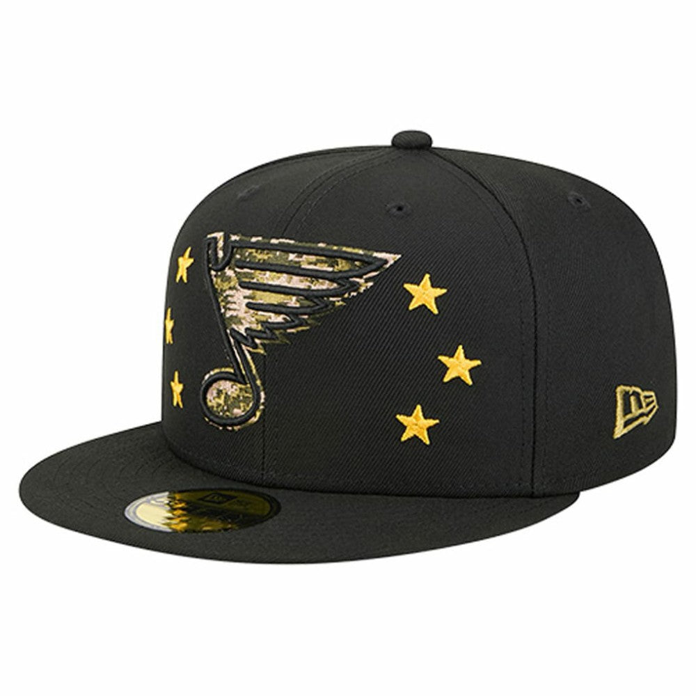 St. Louis Blues New Era Military Appreciation Digital Camo Stars 59FIFTY Fitted Hat -  NHL Hats
