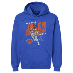 Blue Jalen Brunson New York Knicks 500 Level Slant Pullover Hoodie | NBA