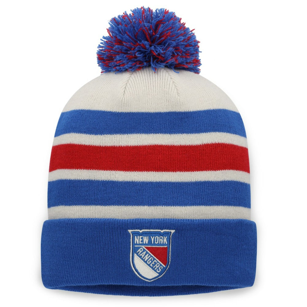 New York Rangers Fanatics 2026 NHL Winter Classic Cuffed Pom Knit Hat -  NHL Hats