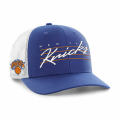Blue New York Knicks '47 Downburst Trucker Adjustable Hat | NBA