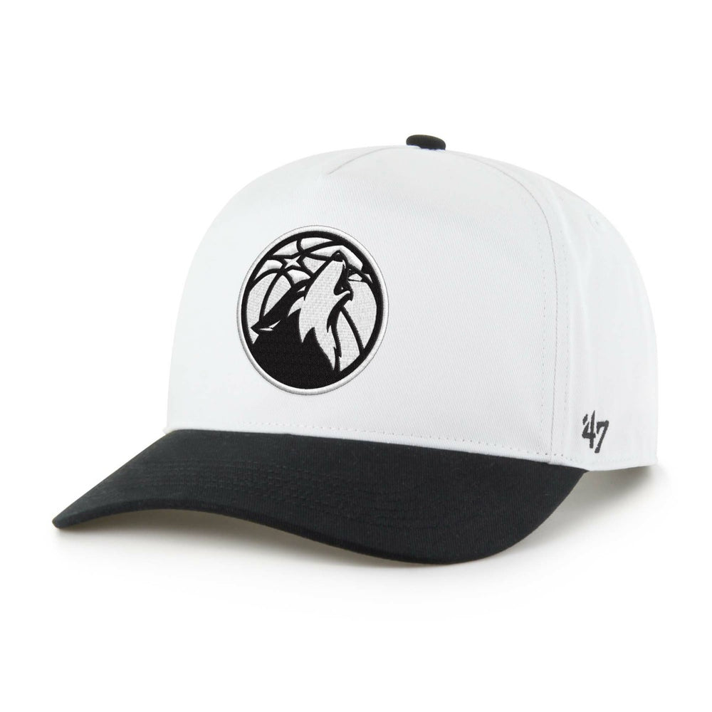 Minnesota Timberwolves '47 Black & White Hitch Adjustable Hat | NBA