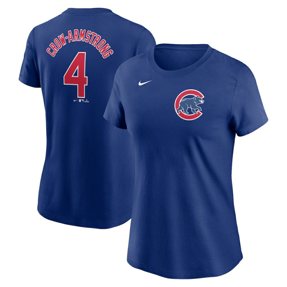 Pete Crow-Armstrong Chicago Cubs Nike Women's Cooperstown Collection Fuse Name & Number T-Shirt - MLB T-shirts