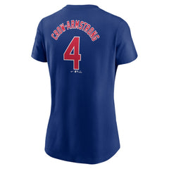 Pete Crow-Armstrong Chicago Cubs Nike Women's Cooperstown Collection Fuse Name & Number T-Shirt - MLB T-shirts