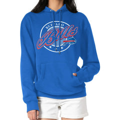 Buffalo Bills G-III 4Her by Carl Banks Women's Pinstripe Circle Fleece Pullover Hoodie | NFL On sale