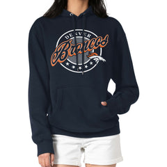 Denver Broncos G-III 4Her by Carl Banks Women's Pinstripe Circle Fleece Pullover Hoodie | NFL On sale
