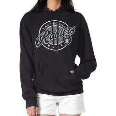 Las Vegas Raiders G-III 4Her by Carl Banks Women's Pinstripe Circle Fleece Pullover Hoodie | NFL Online