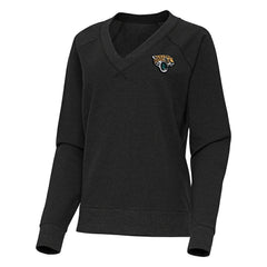 Jacksonville Jaguars Antigua Women's Varsity Tri-Blend V-Neck Long Sleeve T-Shirt | NFL Discount