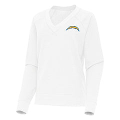 Los Angeles Chargers Antigua Women's Varsity Tri-Blend V-Neck Long Sleeve T-Shirt | NFL Hot