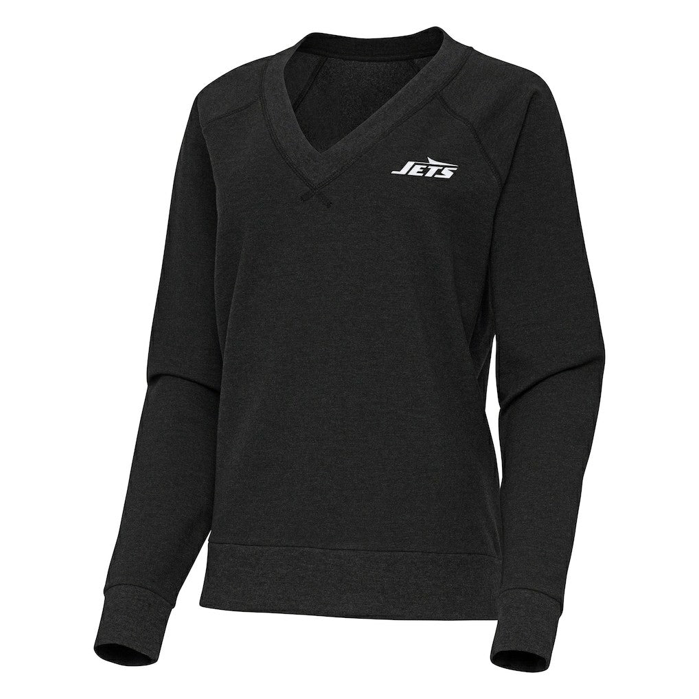New York Jets Antigua Women's Varsity Tri-Blend V-Neck Long Sleeve T-Shirt | NFL Near me