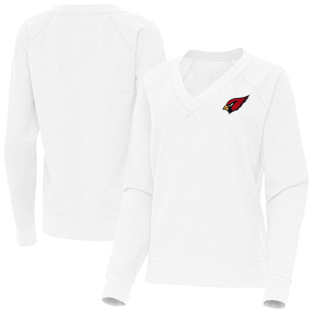 Arizona Cardinals Antigua Women's Varsity Tri-Blend V-Neck Long Sleeve T-Shirt | NFL Hot