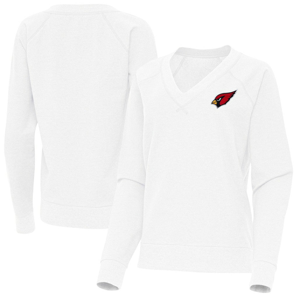 Arizona Cardinals Antigua Women's Varsity Tri-Blend V-Neck Long Sleeve T-Shirt | NFL Hot