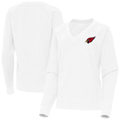 Arizona Cardinals Antigua Women's Varsity Tri-Blend V-Neck Long Sleeve T-Shirt | NFL Hot