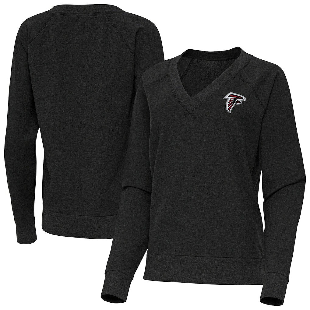 Atlanta Falcons Antigua Women's Varsity Tri-Blend V-Neck Long Sleeve T-Shirt | NFL Sale
