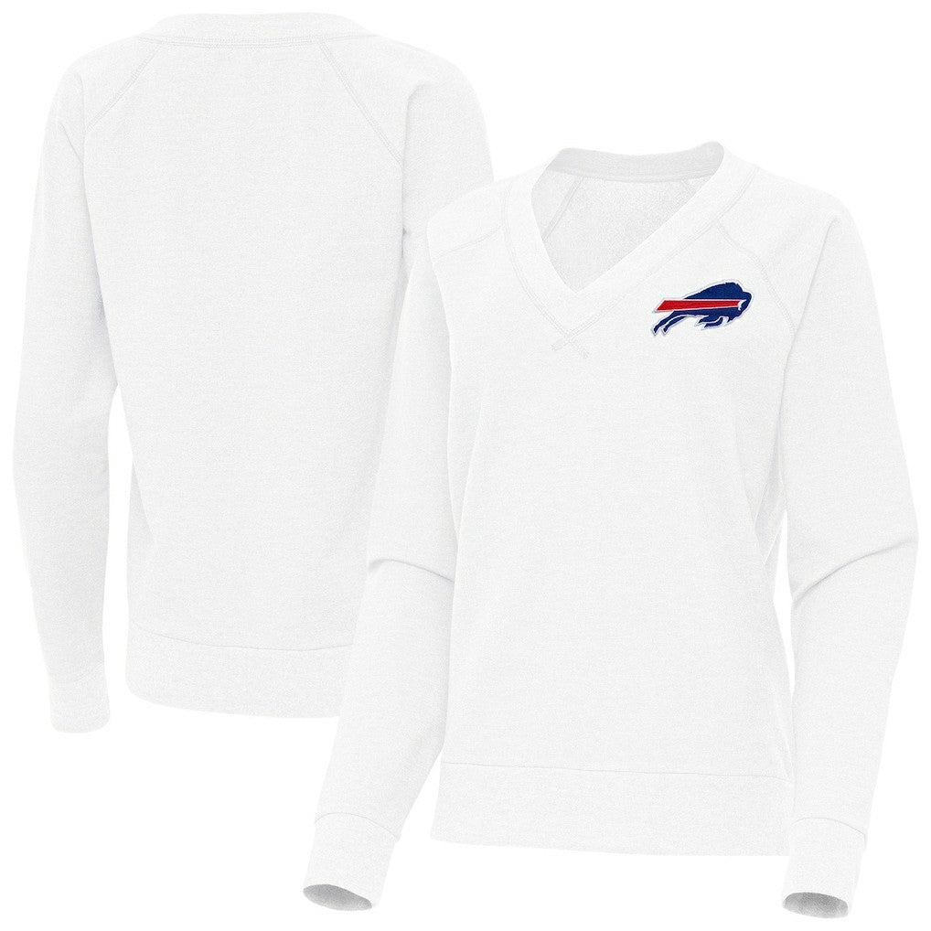 Buffalo Bills Antigua Women's Varsity Tri-Blend V-Neck Long Sleeve T-Shirt | NFL Online