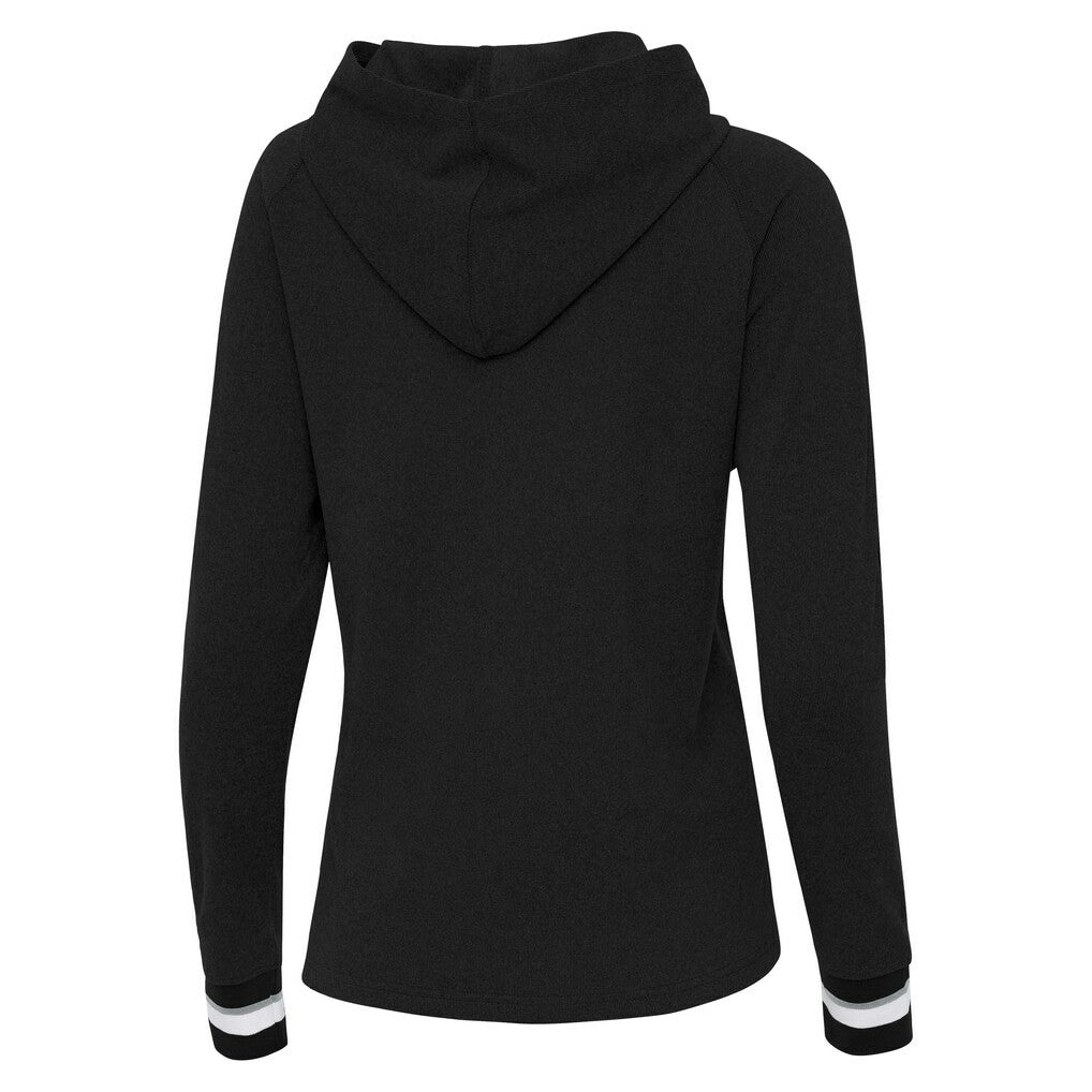 Las Vegas Raiders Antigua Women's Trek Raglan Pullover Hoodie | NFL Near me