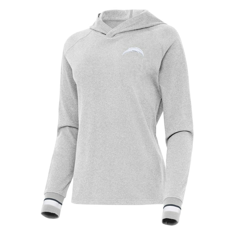 Los Angeles Chargers Antigua Women's Trek Raglan Pullover Hoodie | NFL New